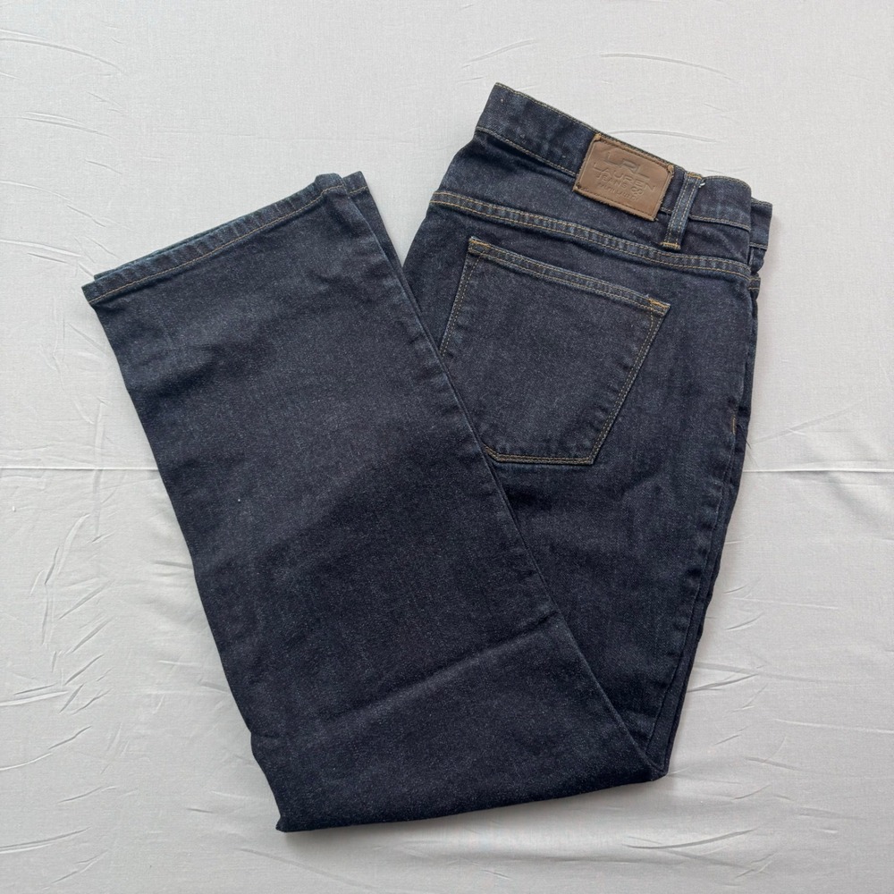 Lauren Ralph Lauren Jeans Co Indigo Straight Leg Denim Jeans 18W Indigo Blue